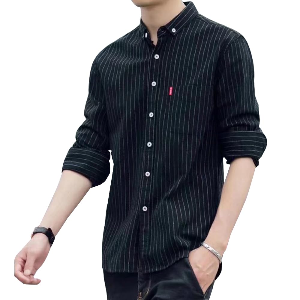 Anzn ストライプシャツ