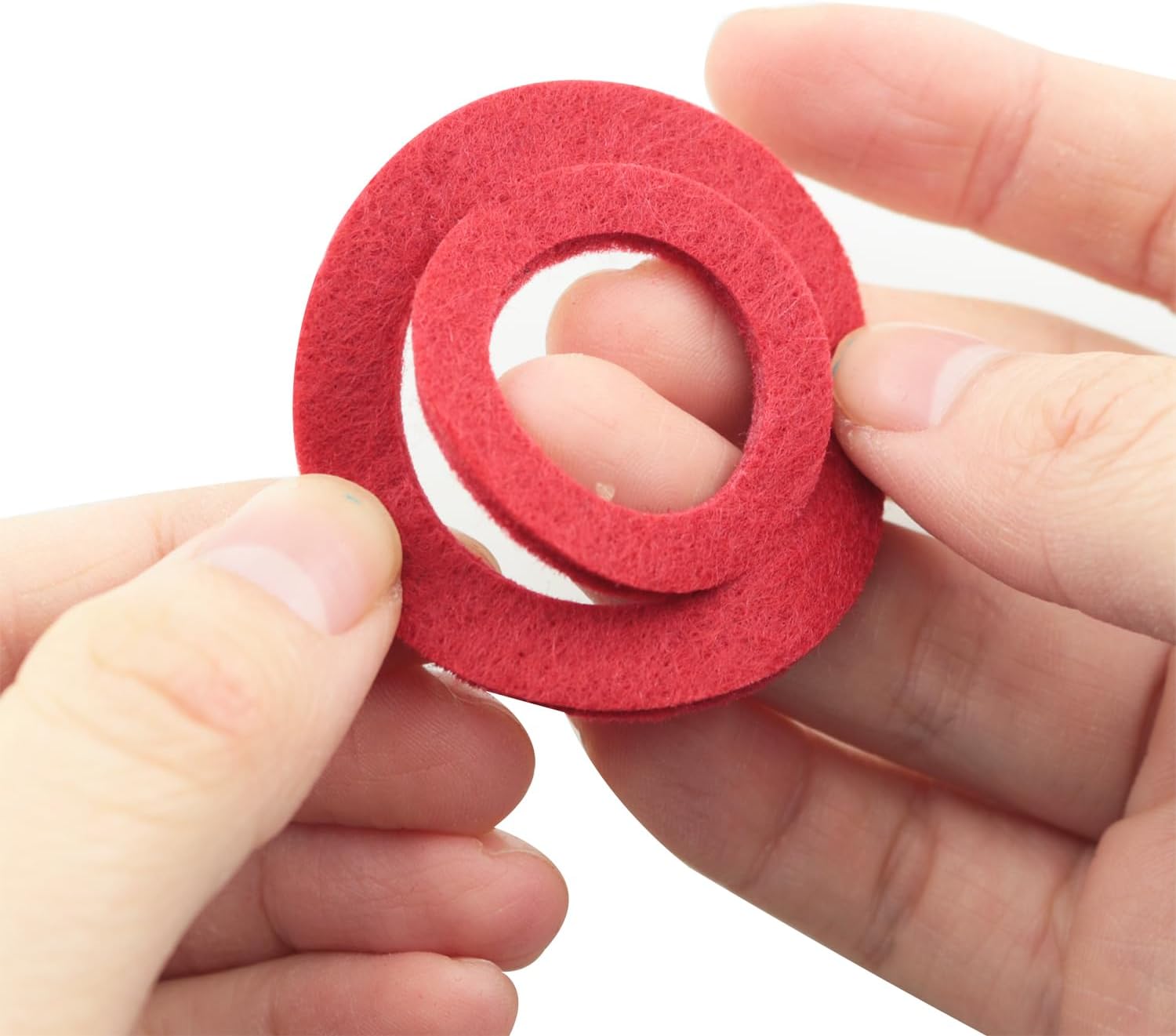 20PCS Felt Lined Leak Proof Accessories Anti Drip Rings Disposable Anti Spill Bottle Mouth Drip Collars For Bars Kitchens Parties Smart Drip Protection Tools