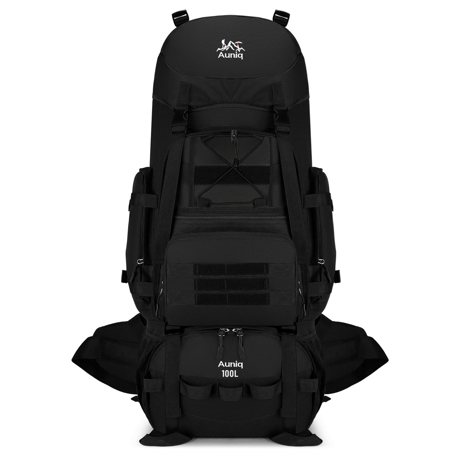 Zaino da Trekking 100 Litri, Zaino da Hiking Impermeabile e Leggero Zaino Sportivo Zaino da Escursioni Zaino da campeggio per esterni Arrampicata Viaggio campeggio Ciclismo Sport