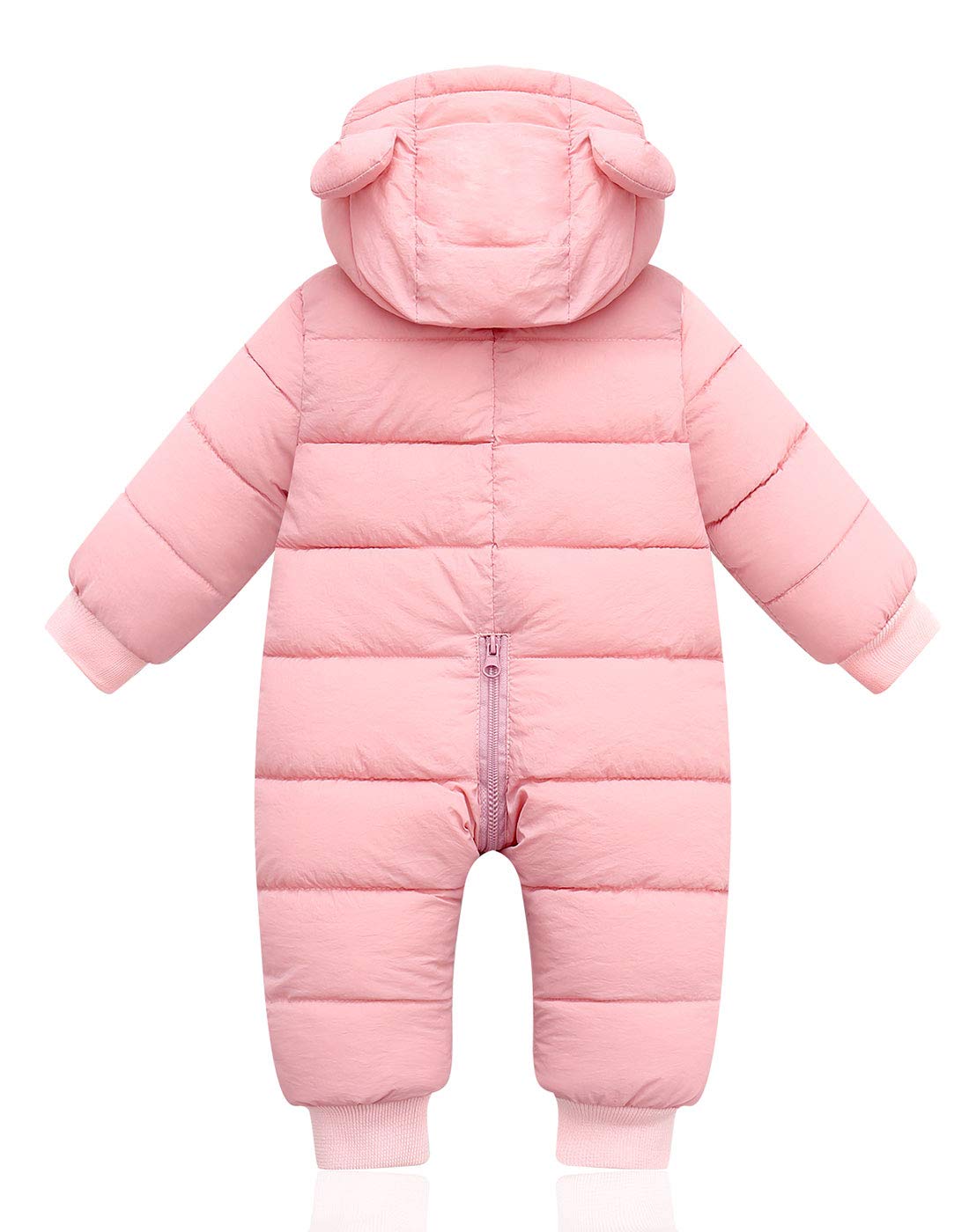 FEOYA Combinaison de Neige Bébé Fille Garçon Manteau à Capuche Hiver Combi Pilote Hiver Bébé Vêtement Hiver Bébé 2-3 Ans Cadeau Noël