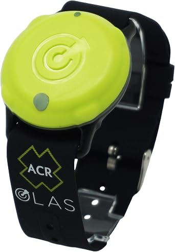 acr OLAS Wearable Mob Crew Tag - 4-Pack, Green,Black