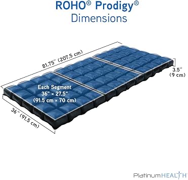 Pressure Relief Mattress Overlay for Hospital Bed, Non-Powered Air Overlay