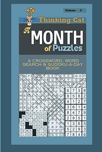 Thinking Cat A Month of Puzzles volume 2: A Crossword,