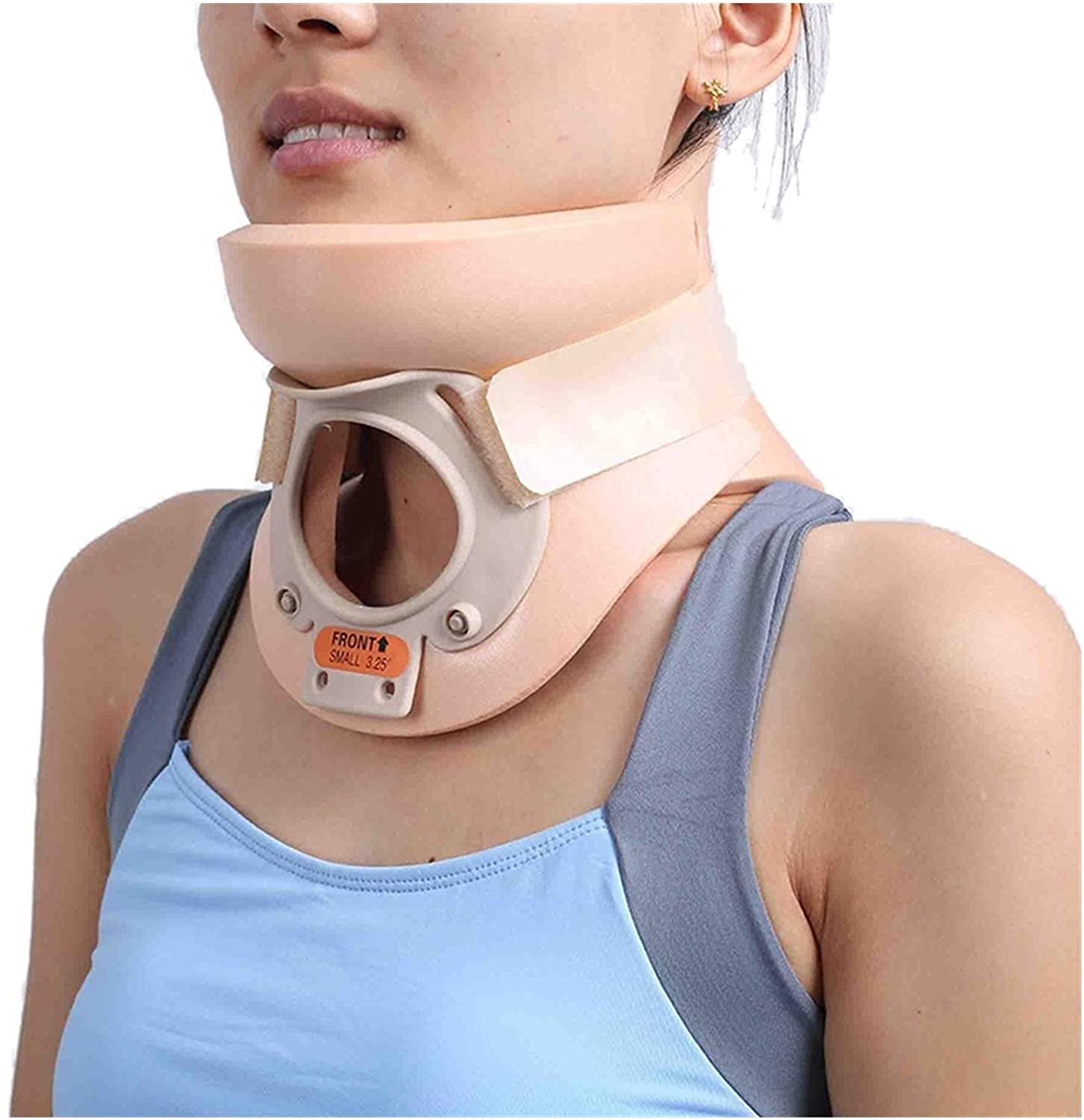 Collar ortopédico para el cuello Collar ortopédico para el cuello | Soporte para el alivio del dolor de cuello y hombro | Adecuado para trabajadores de oficina sedentarios, estudiantes, conductores