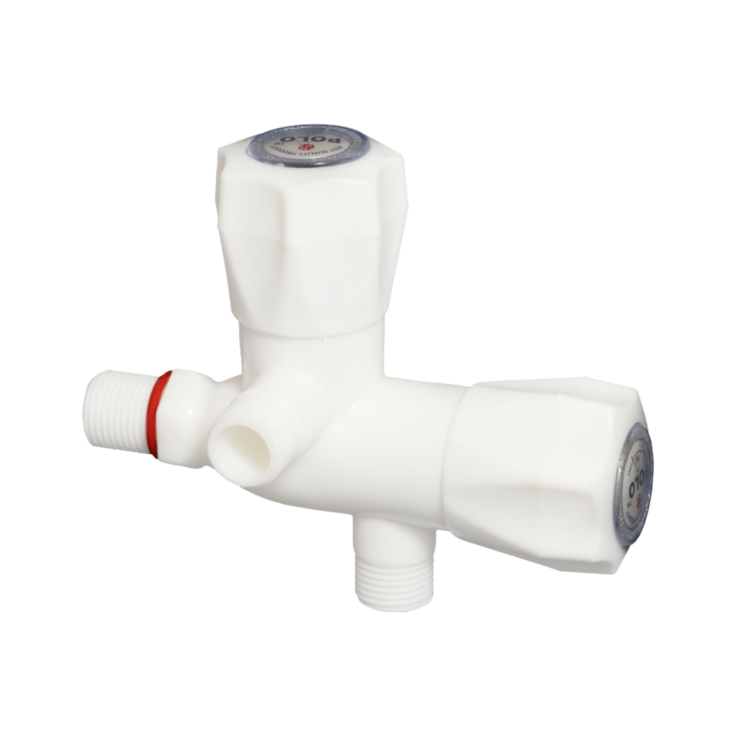 POLO Lite 2in1 Cock Tap Combo for Kitchen & Bathroom | Plastic Tap for Sink, Wash Basin | Polypropylene Tap with Big Neck | Basin ka Nal - White (W-2) (Pack of 2) (B0CGNCW7XF) Amazon Price History, Amazon Price Tracker