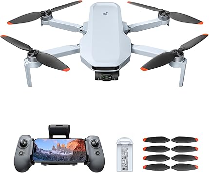Potensic ATOM 2 3-Axis Gimbal 8K GPS Drone, Standard Kit Bundle with 1 Extra Set of Propellers