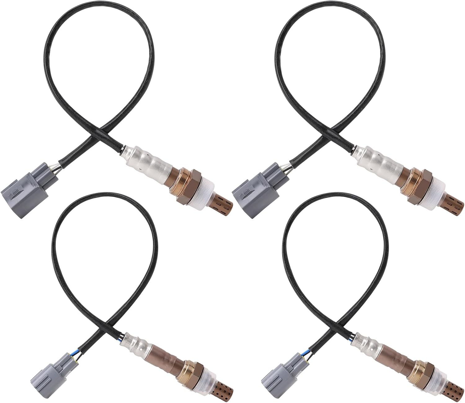 4Pcs Upstream and Downstream Oxygen O2 Sensor for Tundra 2000-2004 4.7L 4WD,2001-2004 Sequoia 4.7L 4WD.OE#234-4169 234-4162