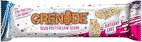 Vista 5 de Barrita de proteínas Carb Killa de Grenade, alto contenido en proteínas y bajas en azúcar, 12 x 60 g - Pastel de cumpleaños
