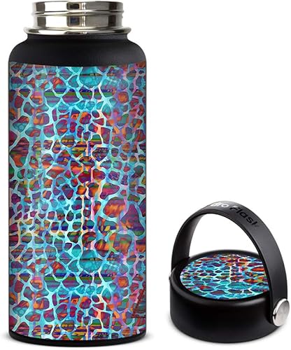 Miniatura 1 de Skin Decal Vinyl Wrap for Hydro Flask 32oz Wide Mouth stickers skins coverColorful Leopard Print