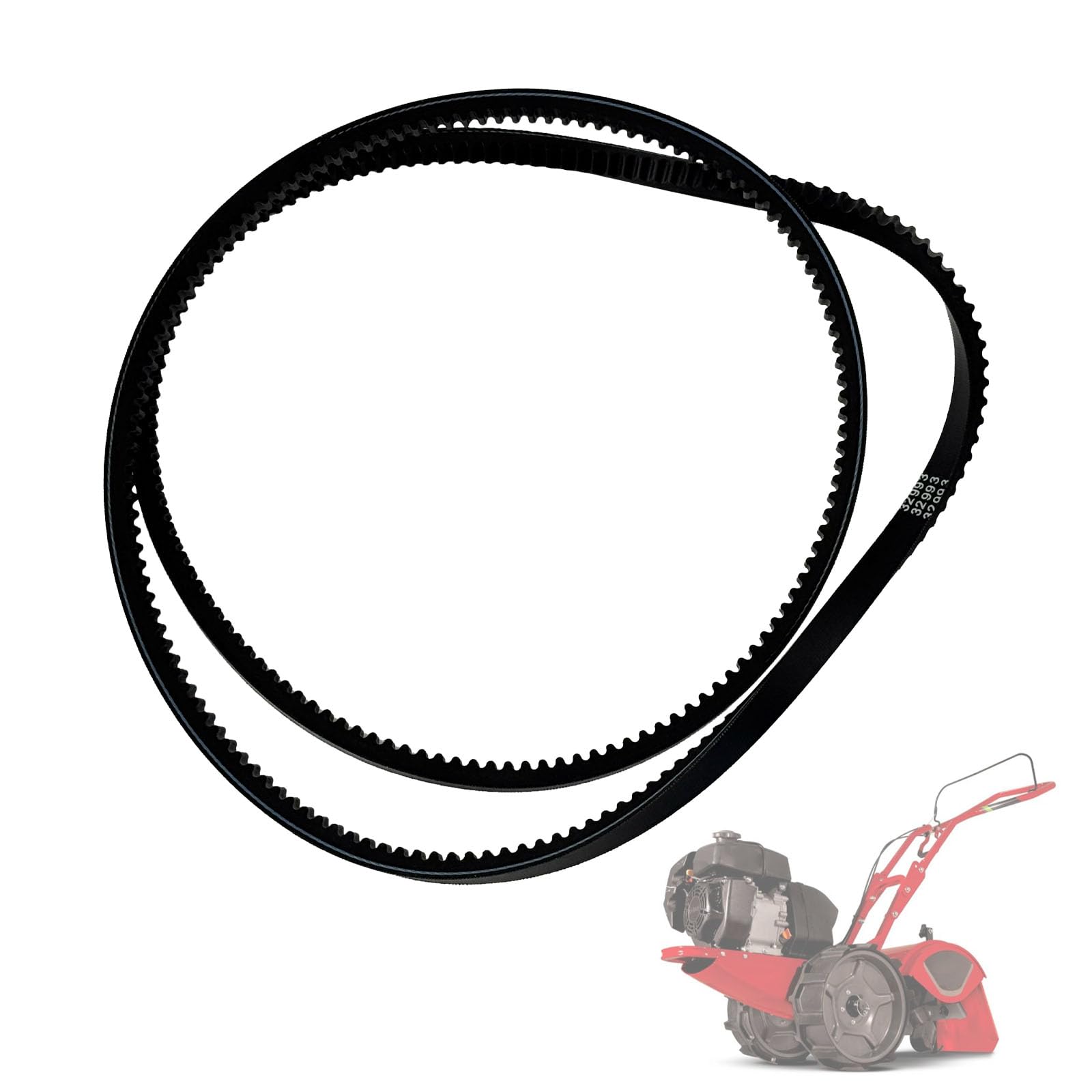 Toothed V-Belt 32993 4L670 for Earthquake Victory Rear Tine Tiller