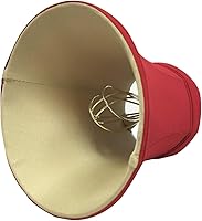 Vista 2 de Royal Designs CS-201RED - Lámpara de araña de campana roja, tamaño 5, CS-201RED