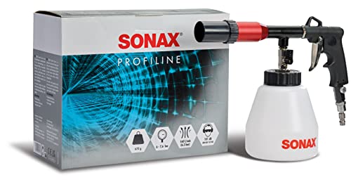 SONAX PowerAir Clean (1 Stück) druckluftbetriebene Saugbecherpistole für die Innenraumreinigung von Fahrzeugen | Art-Nr. 04958410