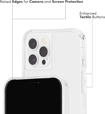 Case-Mate - Tough - Case for iPhone 12 Pro Max (5G) - 10 ft Drop Protection - 6.7 Inch - Clear