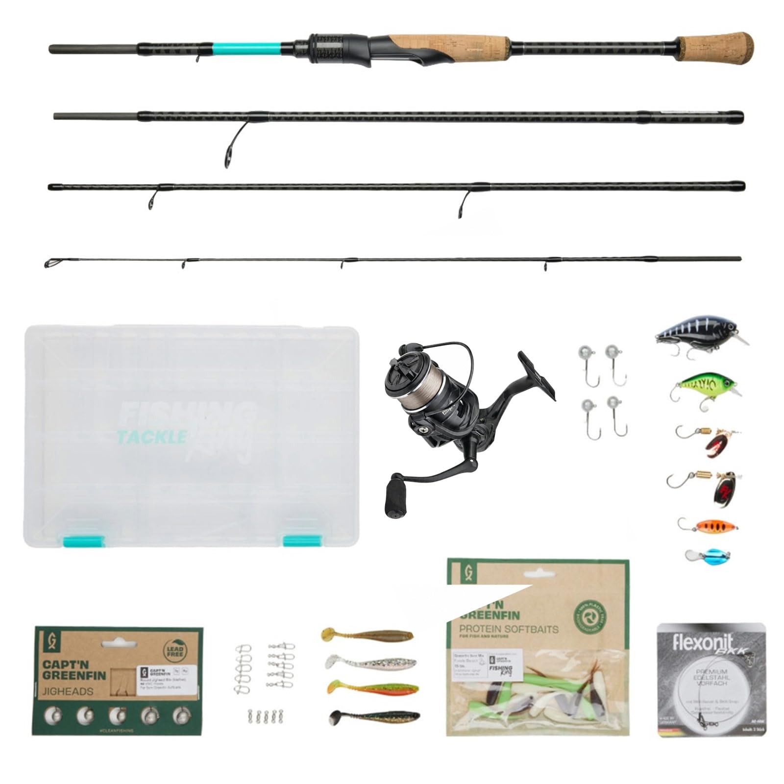 Fishing King Tackle Angelset Forelle/Barsch – Starterset