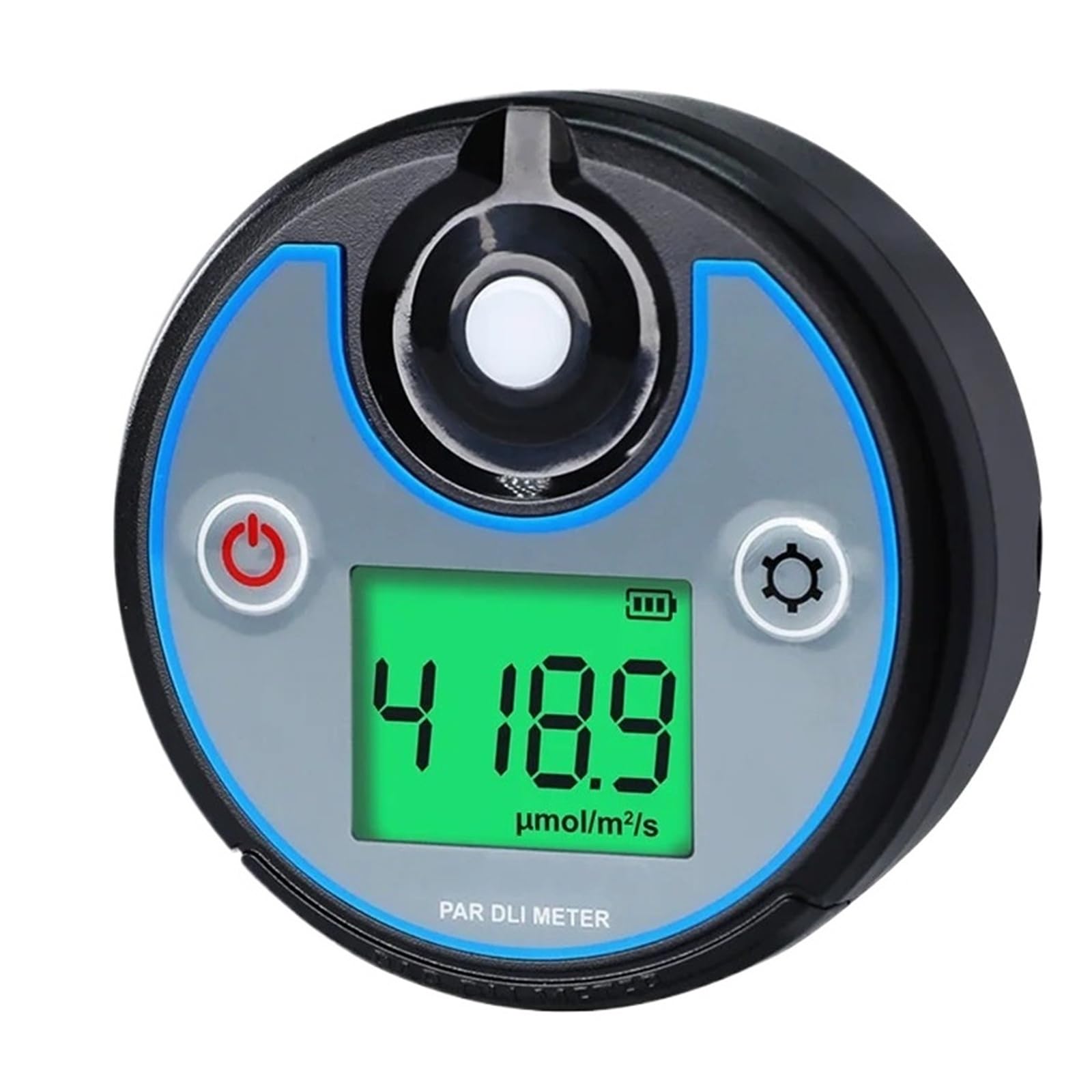 Medidor Digital PAR DLI PPFD registrador de datos probador luz 400-700nm fotosintético IP65 impermeable jardinería invernadero, Intensidad precisa