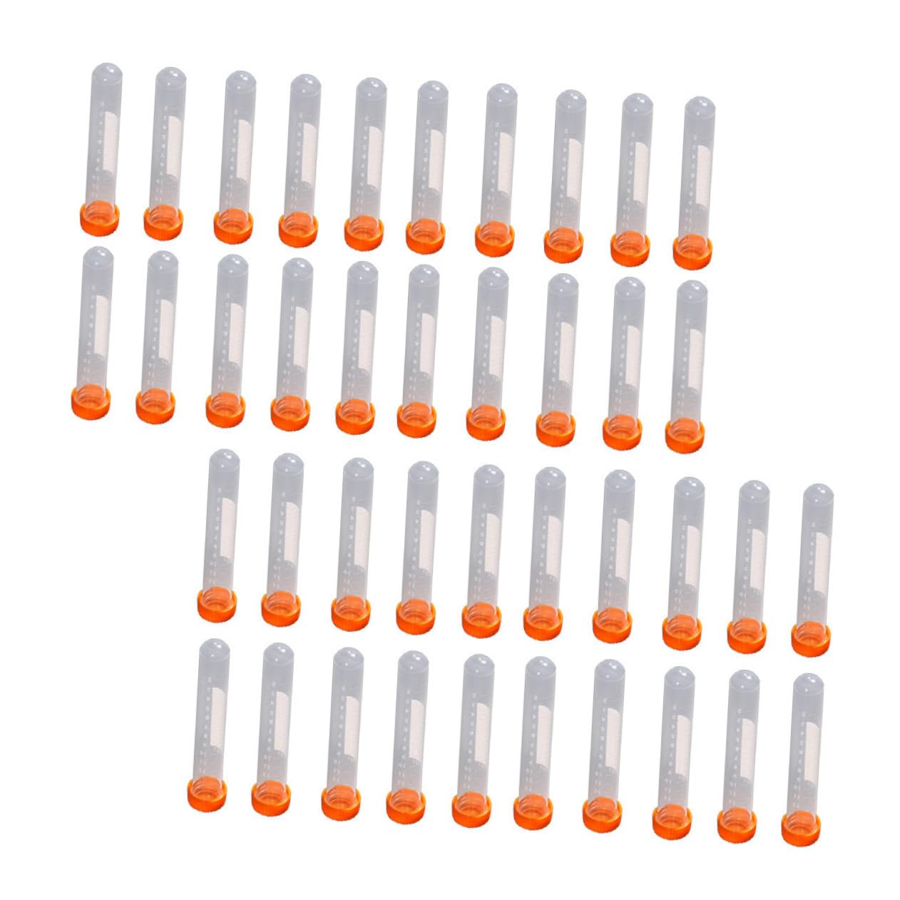 Homoyoyo 100pièces Tubes à Centrifuger De Laboratoire Avec Bouchons à Vis Pour Analyse Sanguine Et Biochimie