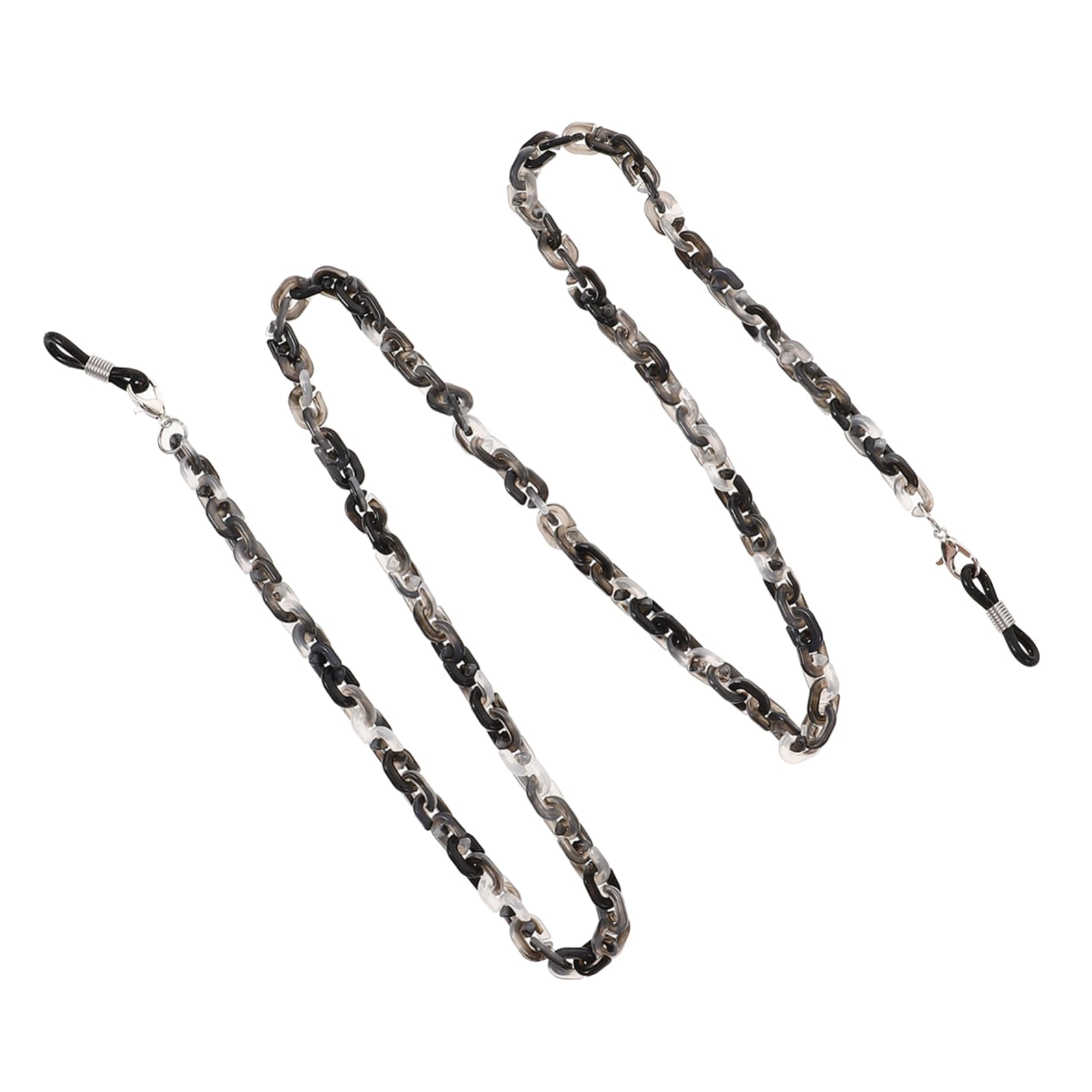 Amazon | [LALADEFIEE] シー彩色アクリル製メガネチェーン 耐久性の