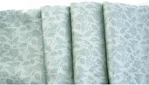 Vista 4 de BAWHO Mooie Zijdeachtige Satijnen Stof Pioen Bloem Unieke Vlinderpatronen Zachte Ademende Stof Voor Oude Kostuums Cheongsam