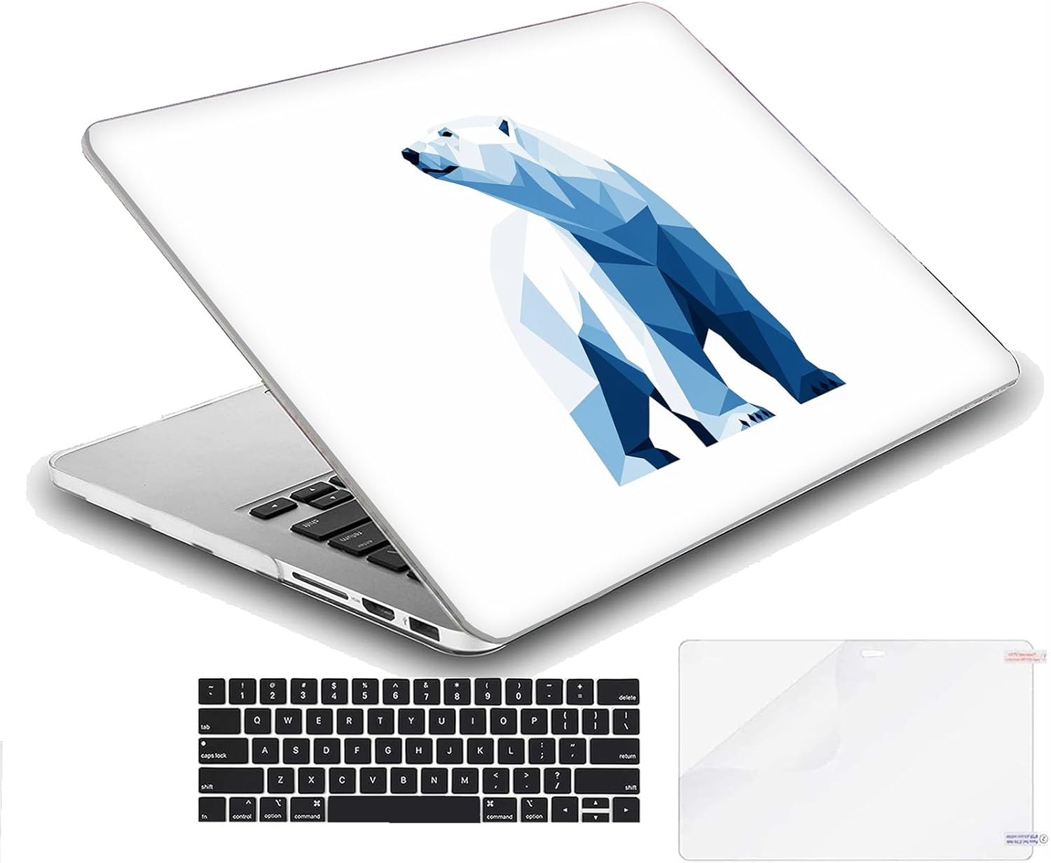 Compatible with MacBook Neo 13-inch, Hard Shell Case with Keyboard Cover and Screen Protector (A3404 A18 Pro chip, 2026 Release) - Bears MC21672