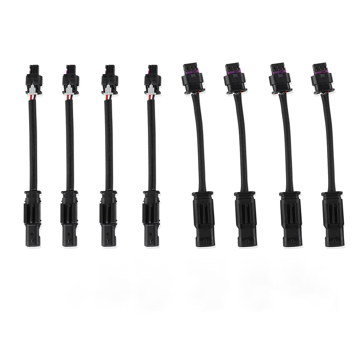 8PCS 3PIN & 2PIN Harness Extension Kit/Camshaft Position Sensor Connector Plug Wiring Harness Compatible with 2011-2020 Mercedes Benz 4.7L M278 Engine Vehicles