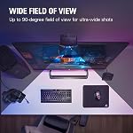 Elgato Facecam Pro, Vrai 4K60 Ultra HD Webcam. Sony STARVIS capteur, f/2.0 21mm objectif haut de gamme, Pan, inclinaison, crop et zoom, Jusqu'à 90-degree champ de vision, USB-C
