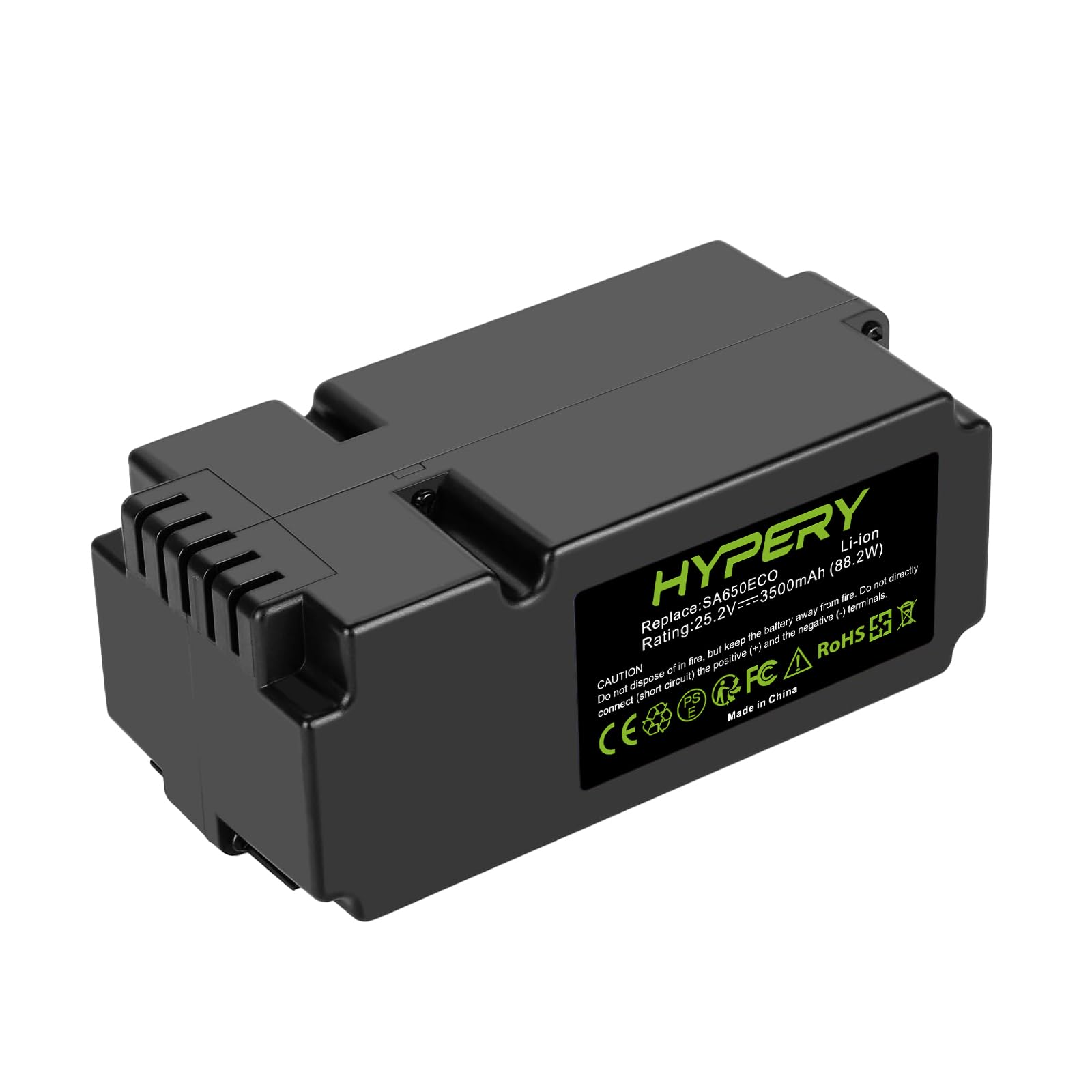 Batería de ion de litio de repuesto de 25,2 V, 3500 mAh, compatible con robot Yard Force SA650ECO SA500ECO SA600H SA800PRO SA500 SA900 SC600ECO cortacésped robot cortacésped