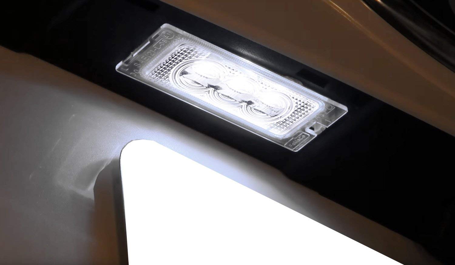 eLoveQ Replacement LED License Plate Light Compatible with FORD 07-14 EDGE / 08-12 ESCAPE / 08-11 MERCURY MARINER