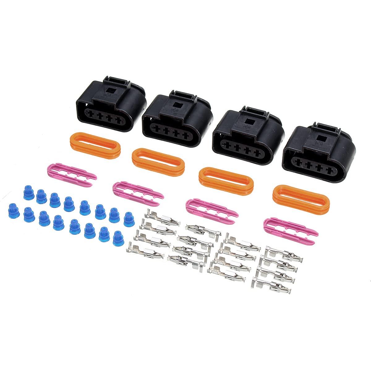 CENPEK 4PCS Ignition Coil Wiring Harness Connector Upgrade Repair Kit for A4 08-16 A6 11-16 A8 10-13 Golf 12-16 11-16 Tourna Transporter 2016 Passta Polo 13-16 - Image 3