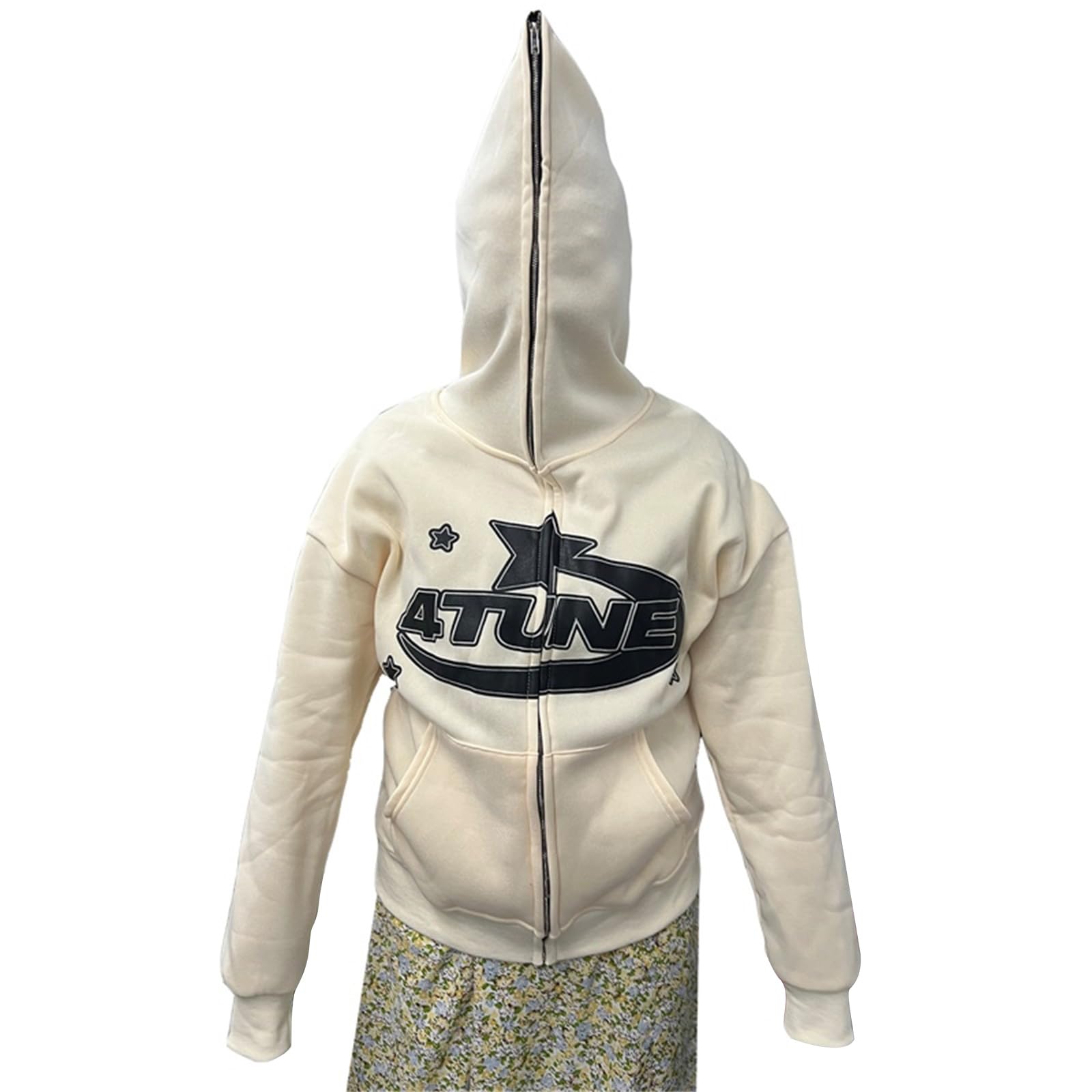 Alexander Wang Oversized Hoodie Star Zip Up Hoodie Star Letter