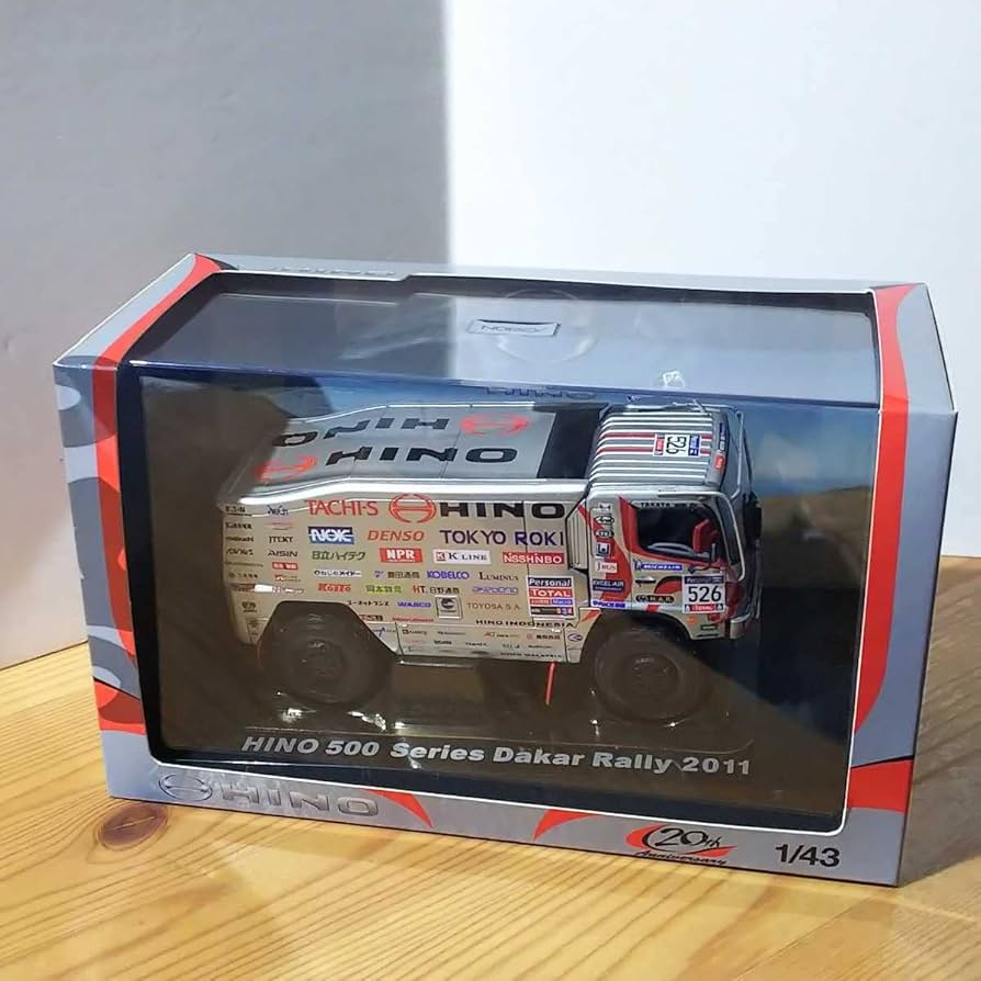 【即購入ok!!】日野 500シリーズ ダカールラリー2013 1/43モデル 日野自動車製 プロモーション用モデル 1/43 HINO500(DaKar Rally