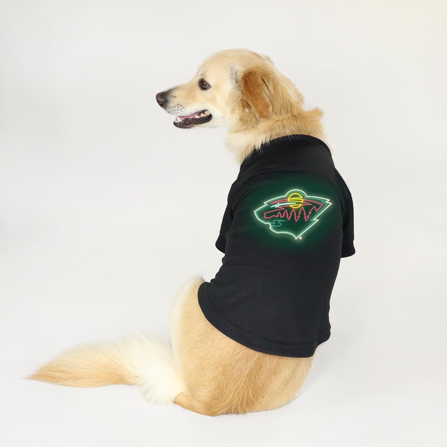 Littlearth NHL Unisex-Adult NHL Neon Pet T-Shirt