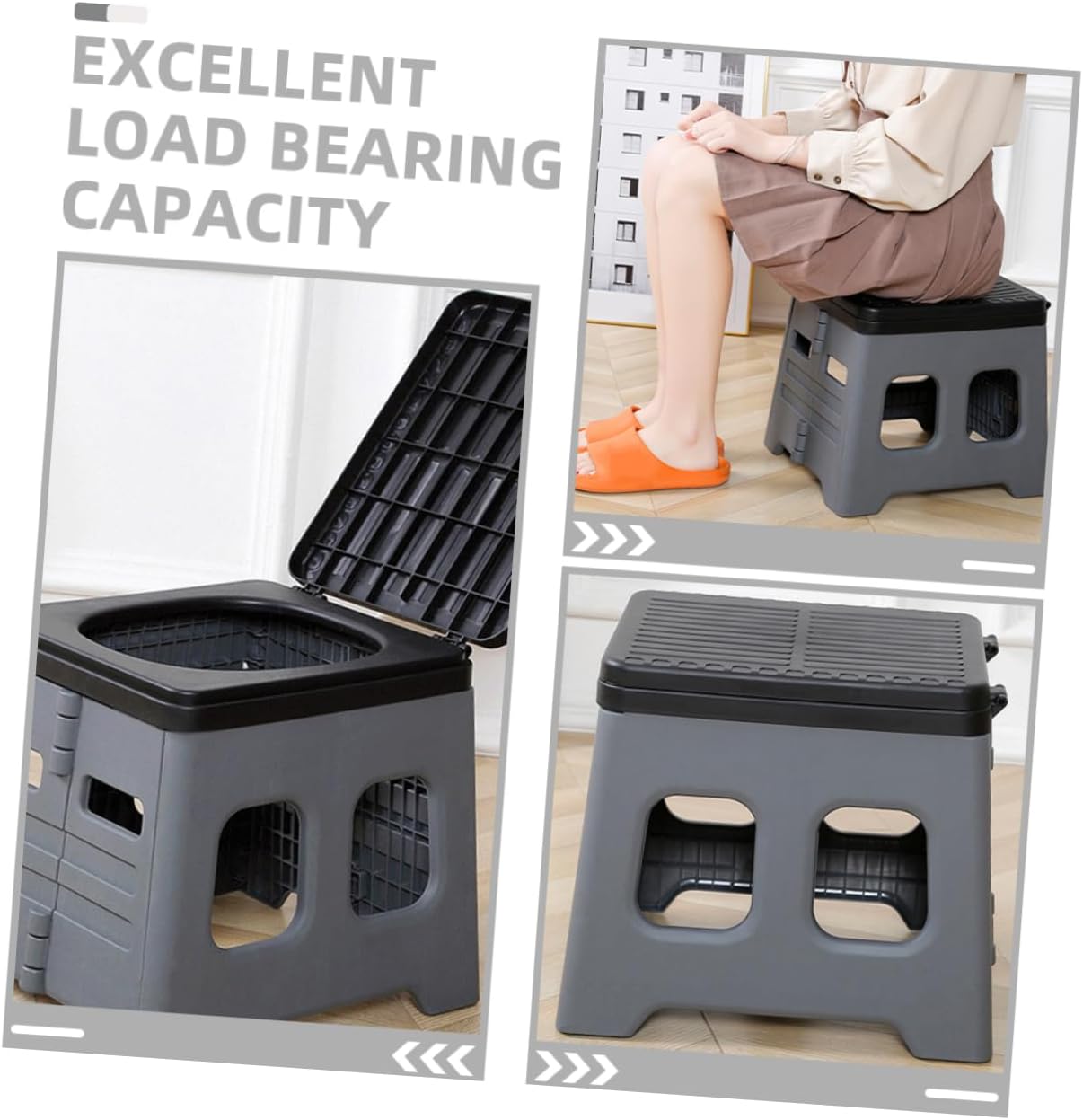 Toyvian Portable Toilet for Travel Multi Function Car Toilet Emergency Potty for Camping Outdoor Use High Load Bearing Capacity Convenient for Outdoor Adventures