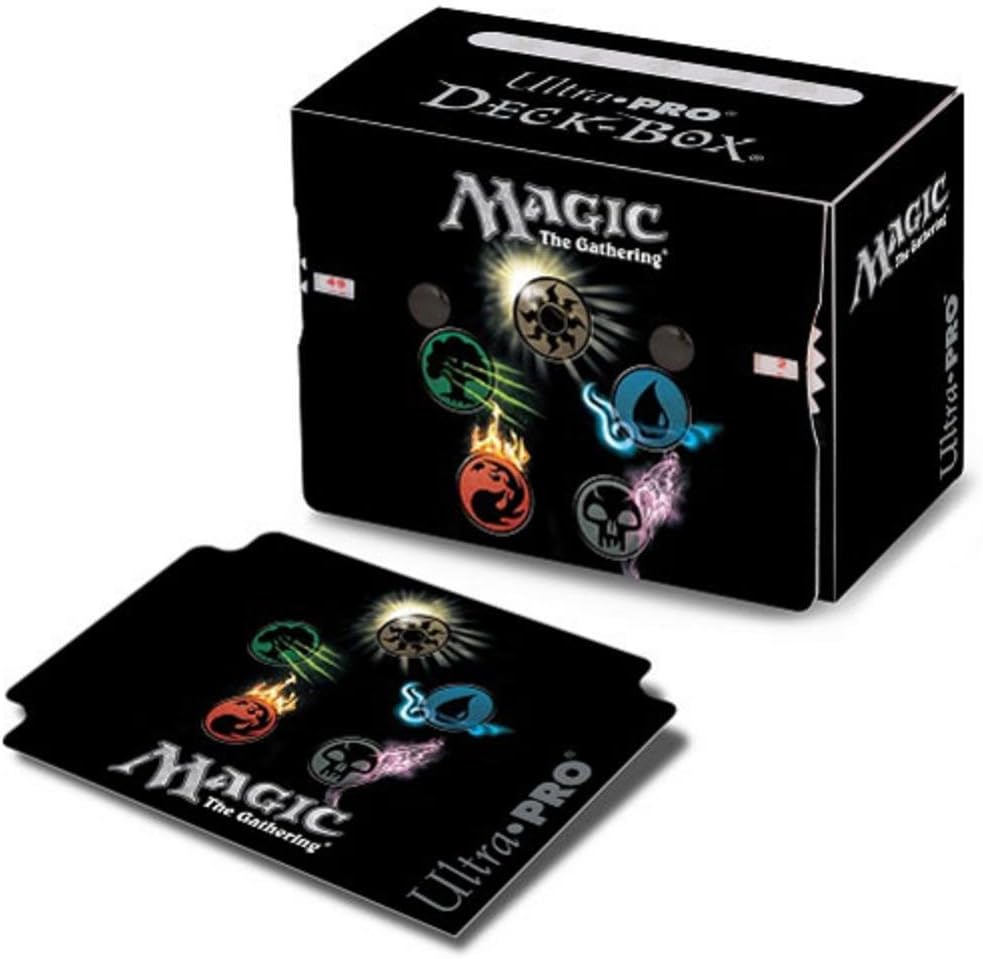 Ultra Pro Deck Box - Magic Mana 4 Symbols with Life Counters - Magic: The Gathering