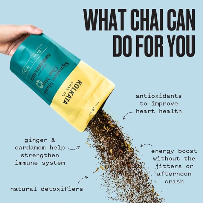 Té Negro Orgánico Masala Chai Mezcla 4.23 oz miniatura 4