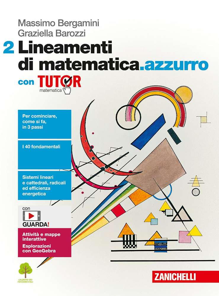 LINEAMENTI DI MATEMATICA.AZZURRO - VOLUME 2 CON TUTOR (LDM) - (9788808942739) + Materiali didattici – Rebillo