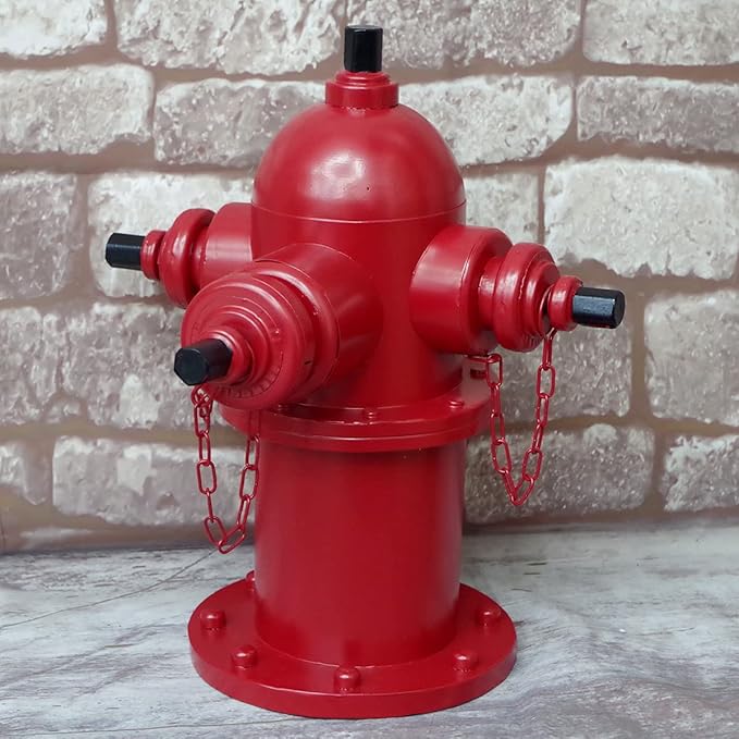 昭和レトロ・消防ホース口・消火栓ノズル・インテリア・ブリキバケツ