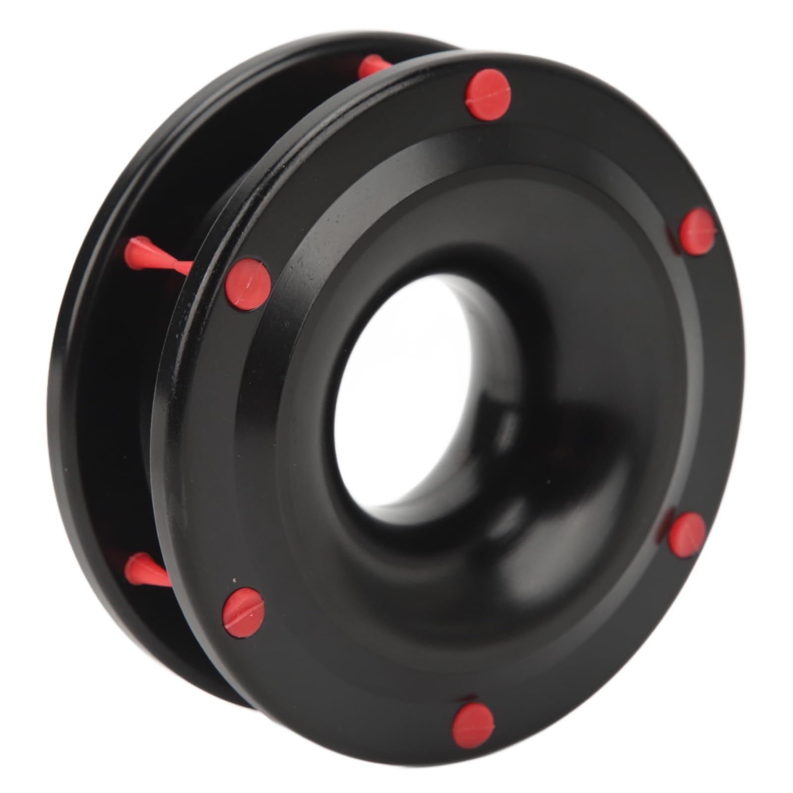 Polea de Retención de Cuerda, Anillo de Recuperación de Cabrestante de 22000 Libras, Bloque de Polea de Aleación de Aluminio con Grillete Suave, Diseño de Baja Fricción para ATV UTV SXS SUV