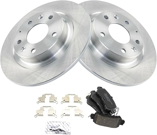 Rear Brake Pad & Rotor Kit Compatible with 2016-2018 Mazda CX-3