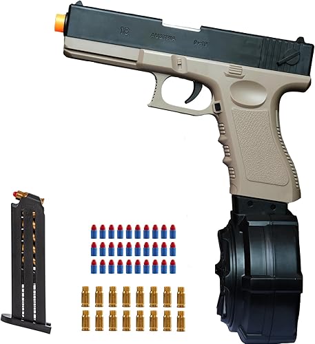 Miniatura 9 de Pistola de juguete, pistola de bala suave, modelo de juguete educativo, bala suave de espuma de seguridad EVA, pistola de juego de bala suave de