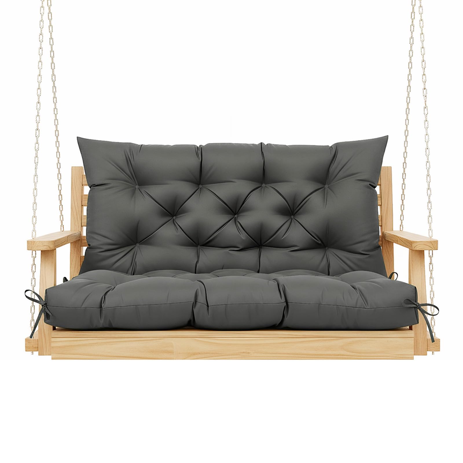 Coussin de banc bleu marine 100x100x10 cm imperméable pour balancelle et jardin