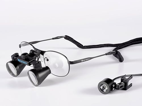 Miniatura 9 de Songzi Optics 2.5X 3X 3.5X Opcional Marco de Titanio Binocular Lupas Quirúrgicas Dentales con Faro Led de Alto Brillo (Distancia de Trabajo