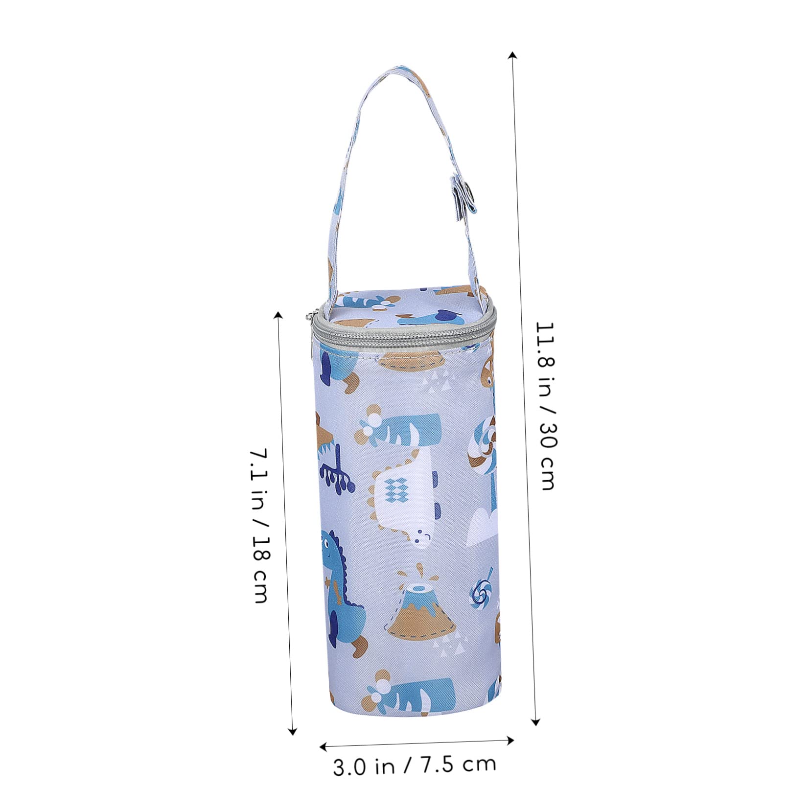 6pièces Isolant pour Bouteille De Lait Motif Cartoon Thermiques Suspendus pour Poussette pour Garder Le Lait Chaud