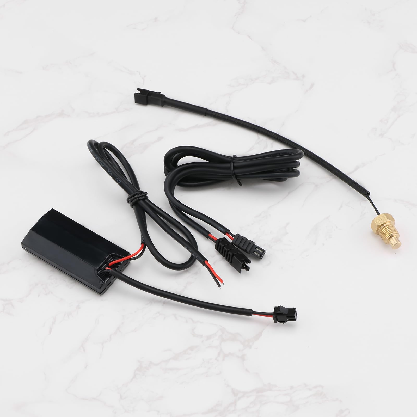 1 Set Indicatore di Visualizzazione Digitale Della Temperatura dell'acqua per Moto Indicatore di Visualizzazione Digitale Della Temperatura LCD per Motocicletta da Corsa