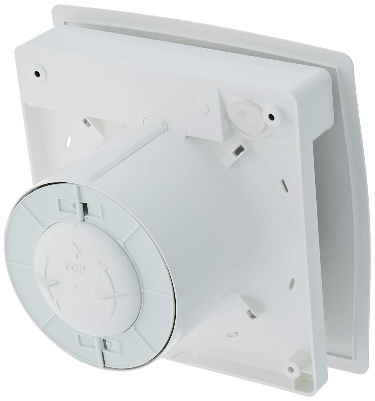 VORTICE Mex 100/4" LL 1S T 11314- Aspiratore Bagno 100mm e Cucina con Timer da Parete e Soffitto, Ventola Aspirazione a Basso Consumo, Rimuove Muffa e Umidità, Portata Massima 90m3/h, 17,3x17,3x12,6cm