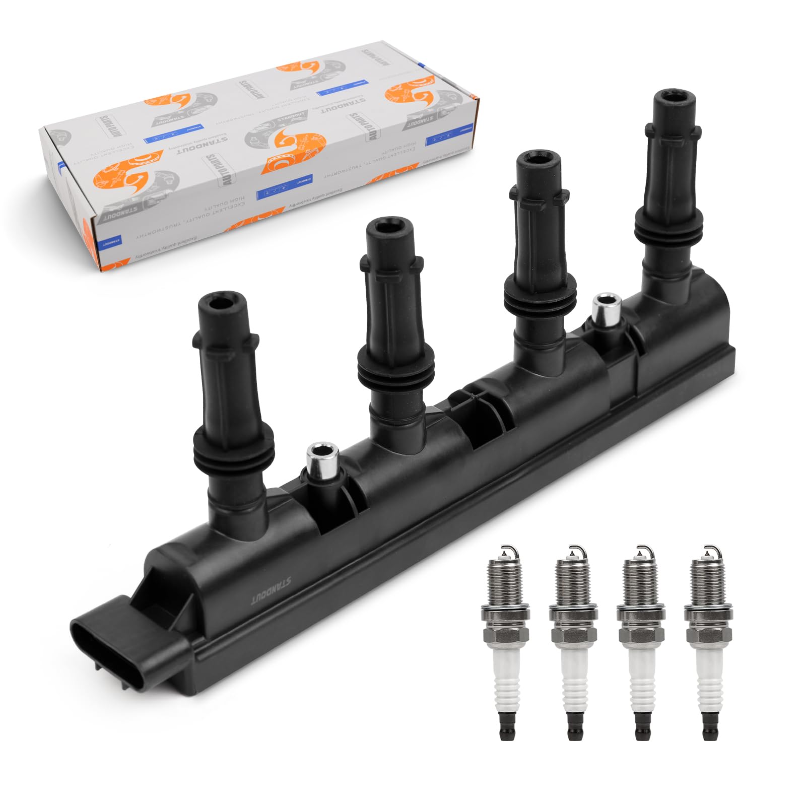 STANDOUT Ignition Coil Pack UF669 &amp; Iridium Spark Plug set