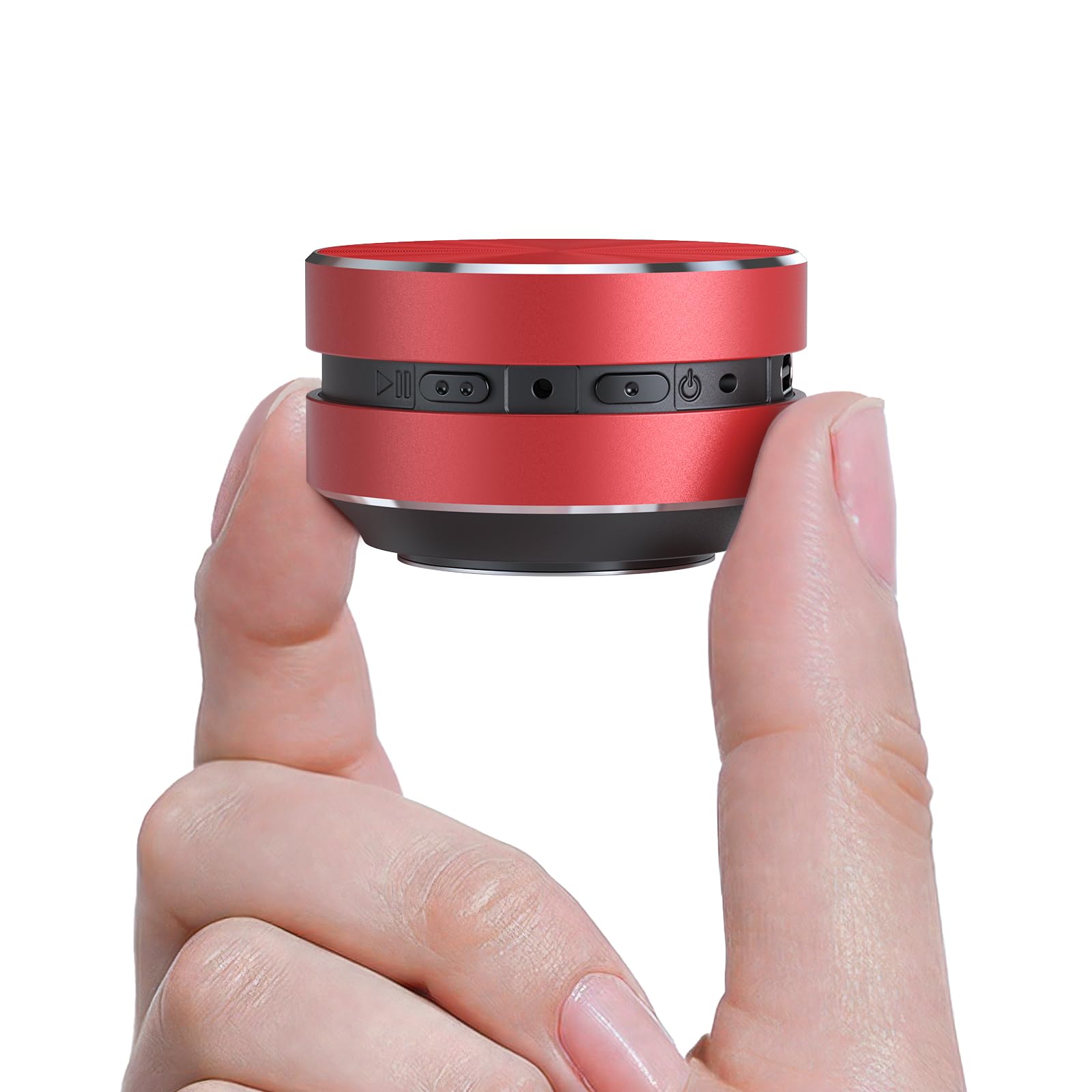 Docooler True Wireless Speakers Wirelessly Sound Creative Portable Speaker Bone Conduction Speakers Mini Loud Stereo Sound Built-in Mic Sound Box (1 Pack /2 Pack)