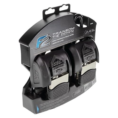 Miniatura 4 de Fulton 2062000 F2 - Correas de amarre retráctiles para barco (2 unidades), 2 correas de amarre de trinquete de 43 pulgadas, capacidad de 833 libras,