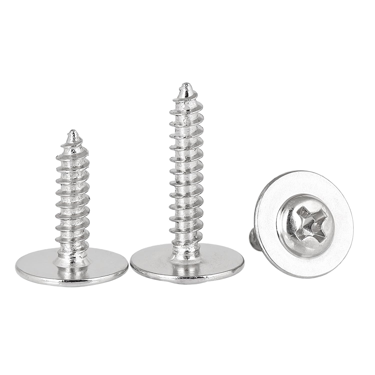 25 Pezzi Viti Autofilettanti a Testa a Croce, M3 x 10 x 8 mm Viti per Legno in Acciaio Inox 304, per Plastica e Legno