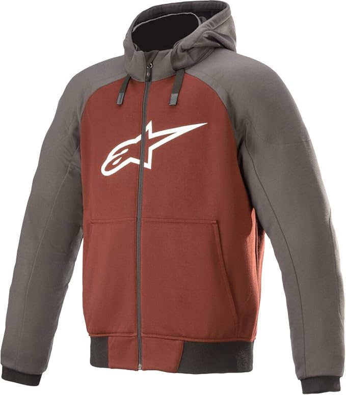 Felpa Con Cappuccio Alpinestars Honda - Zip Frontale, Cotone E Poliestere - Foto 5