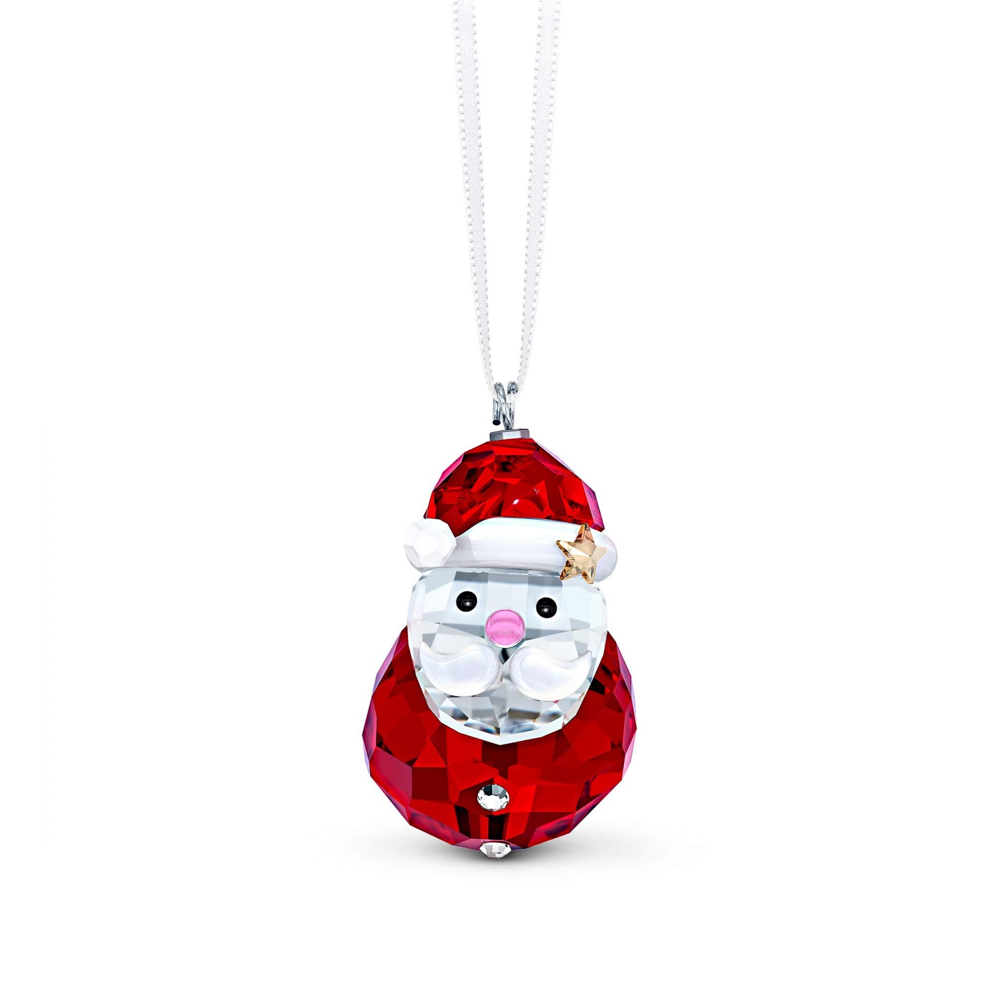 Amazon.co.jp: SWAROVSKI Joyful Rocking Santa オーナメント : おもちゃ